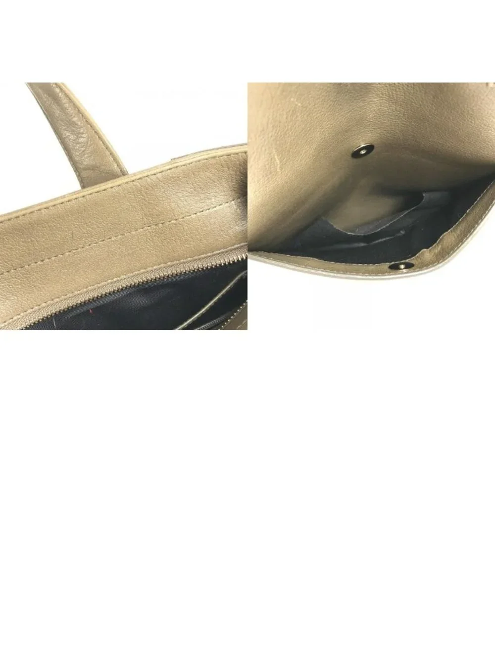 Bvlgari Shoulder Bag Sbulgari Logo Leather Gray